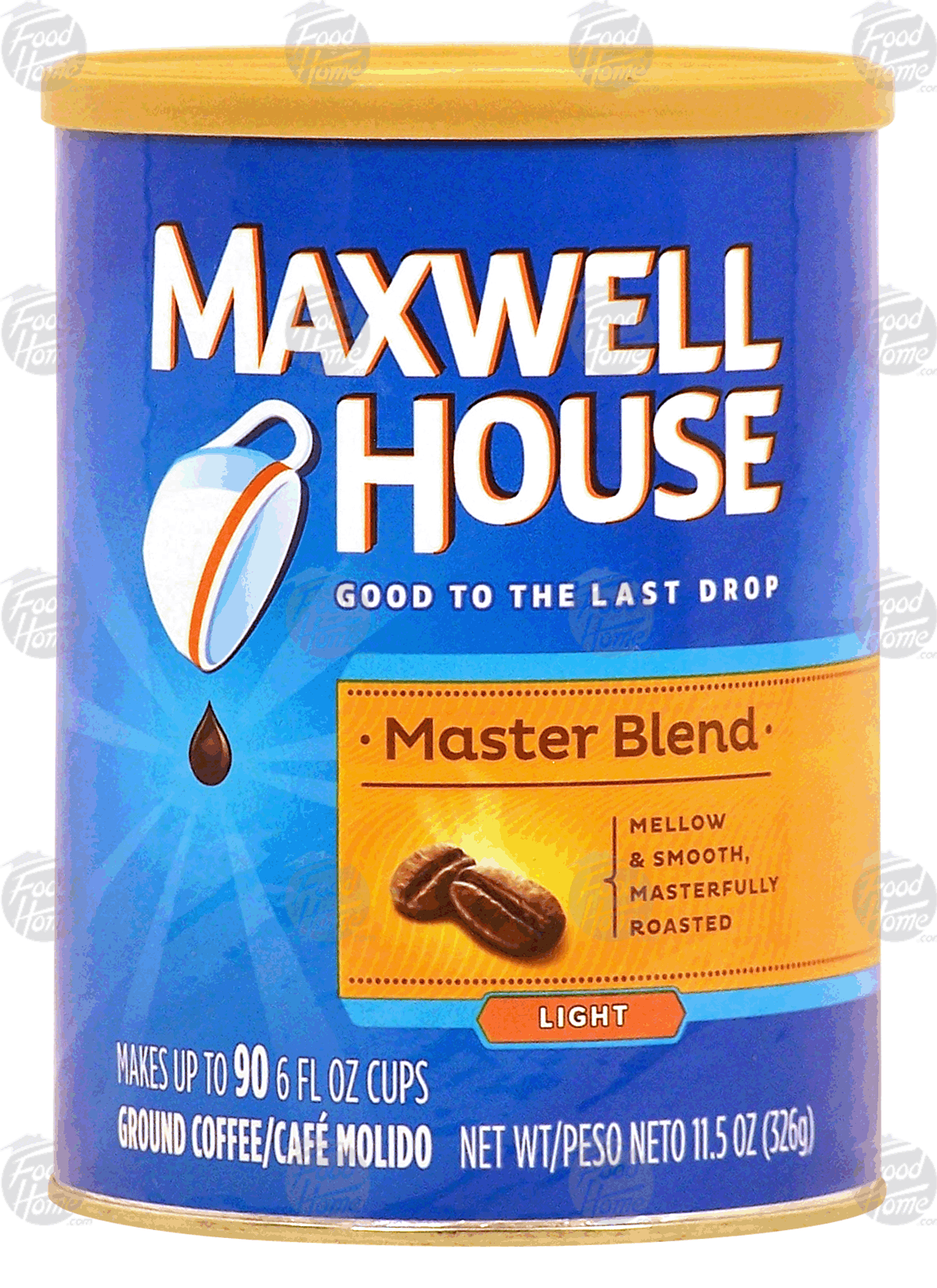 Maxwell House Master Blend ground coffee, makes up to 90- 6 fl oz, light Full-Size Picture